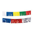 4 Mil 100' String Metallic Poly Wiggler Pennants